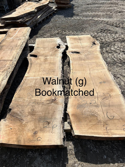 Walnut Bookmatched Set G5/G6