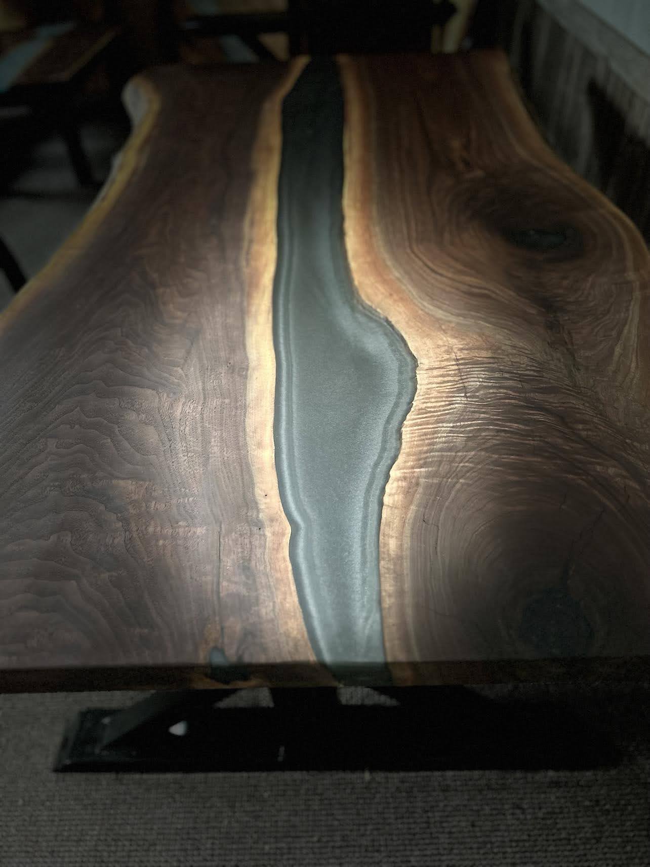 Walnut River Table