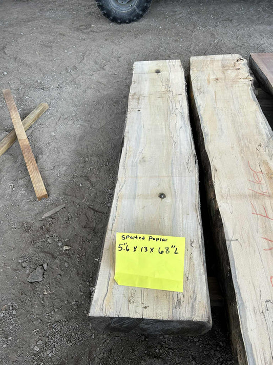 Spalted Poplar Mantle